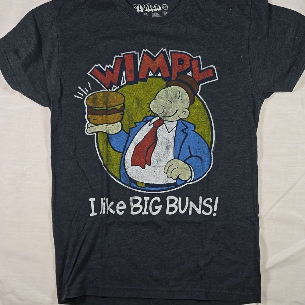Wimpy Graphic Tee - Dark Gray
